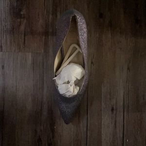 New in Box Silver Sparkly shoes Perfect For NYE